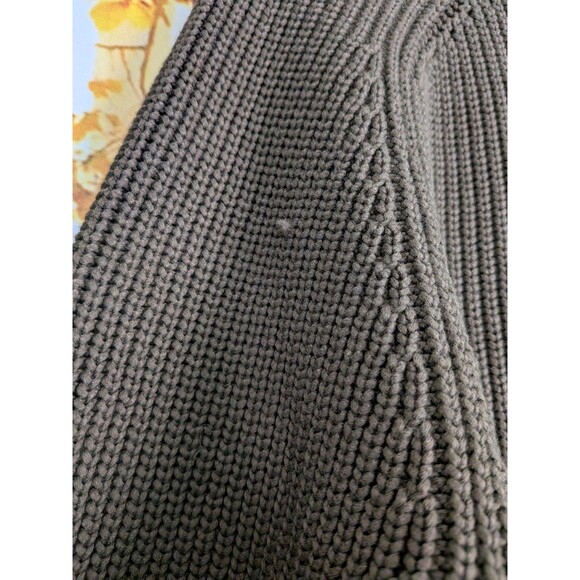 T By Talbots Color Block Sweater Cardigan Green Purple Women's L Colorful Snaps - Picture 13 of 16